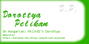 dorottya pelikan business card